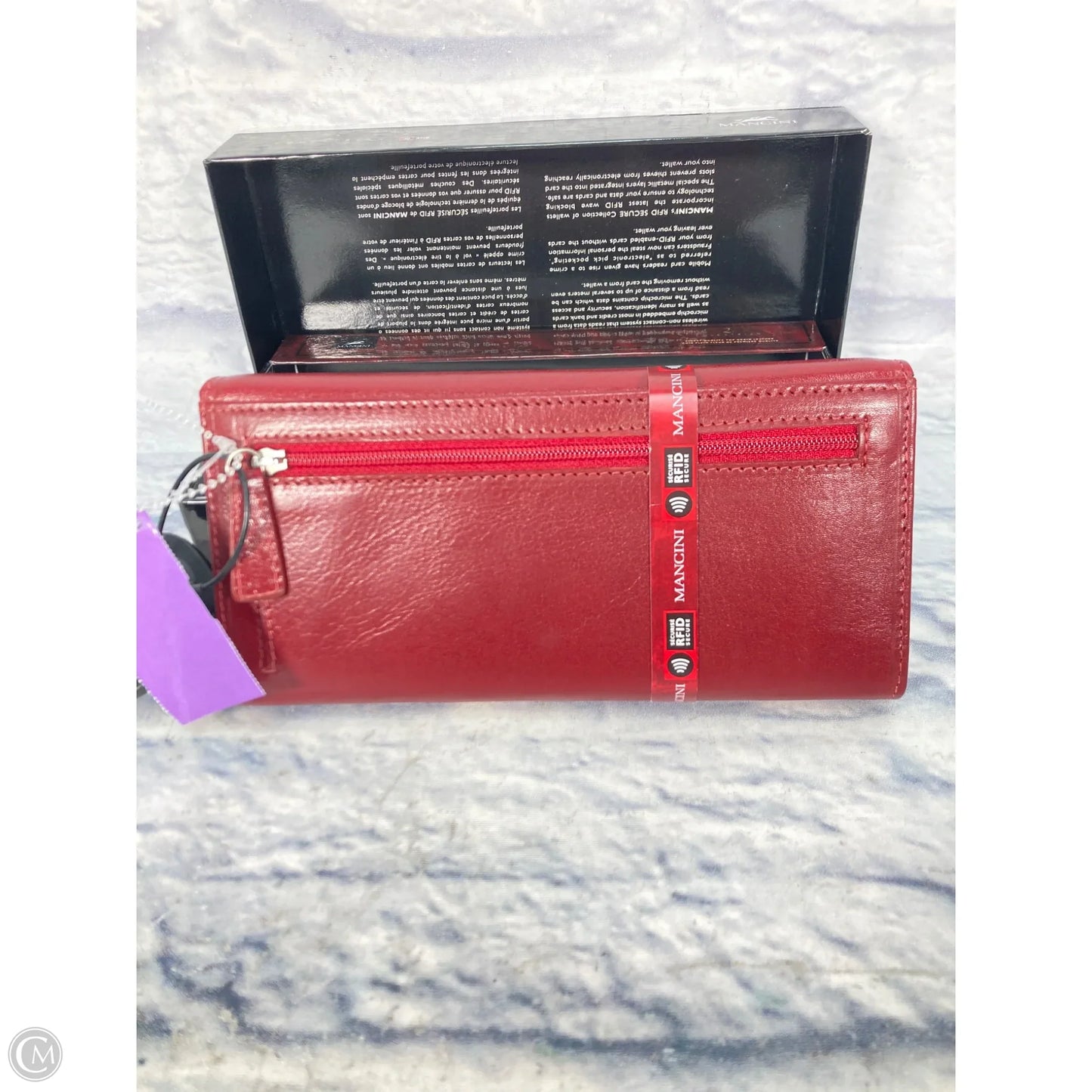 Wallet Leather By Clothes Mentor, Size: Large