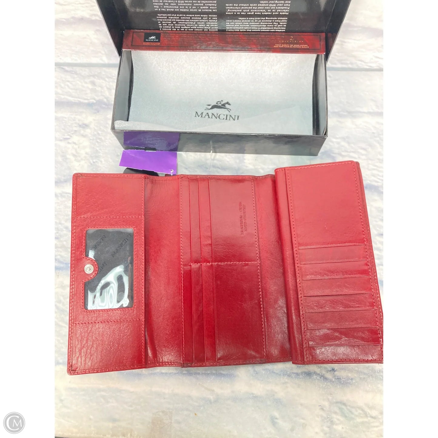 Wallet Leather By Clothes Mentor, Size: Large