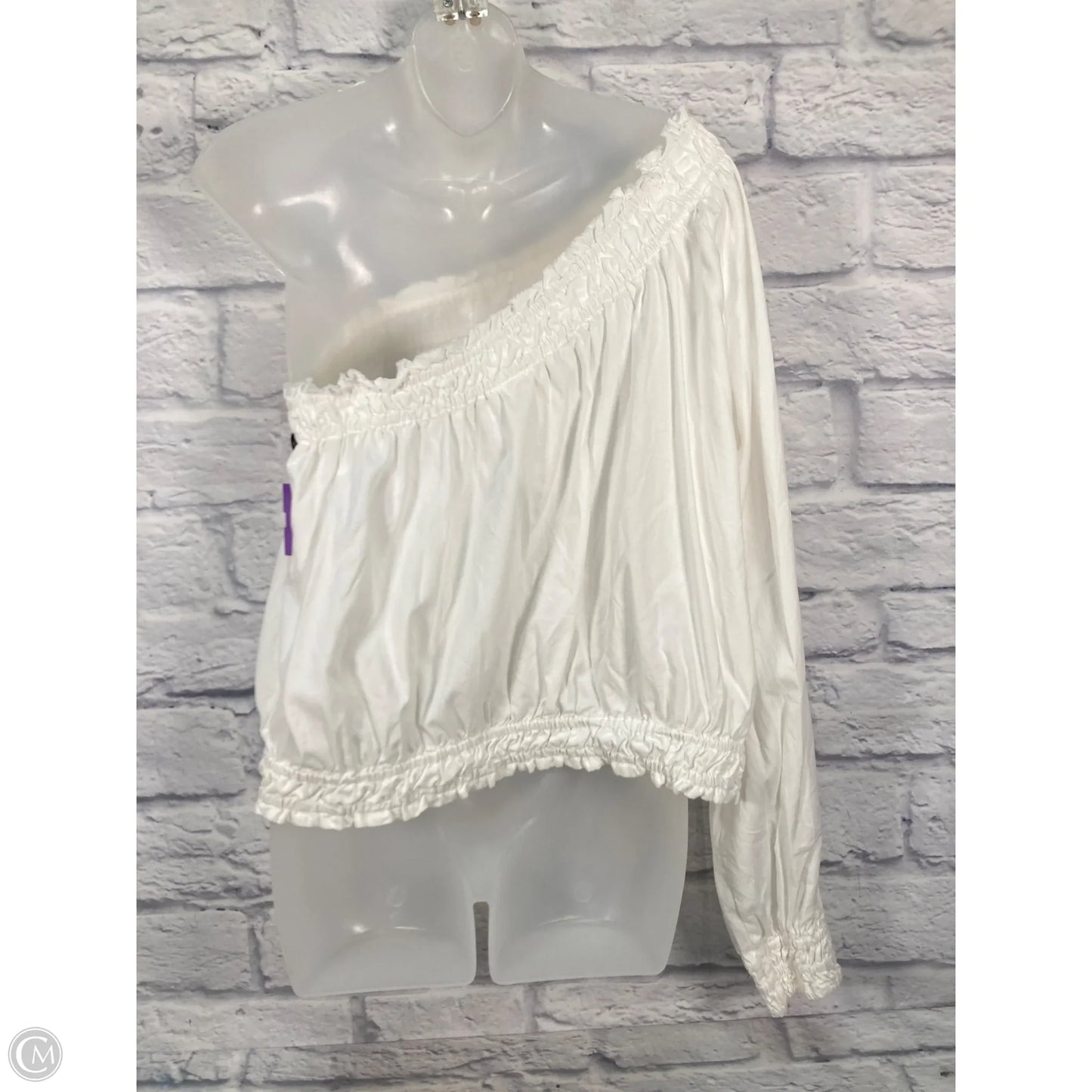 Top Long Sleeve By Free People In White, Size: L