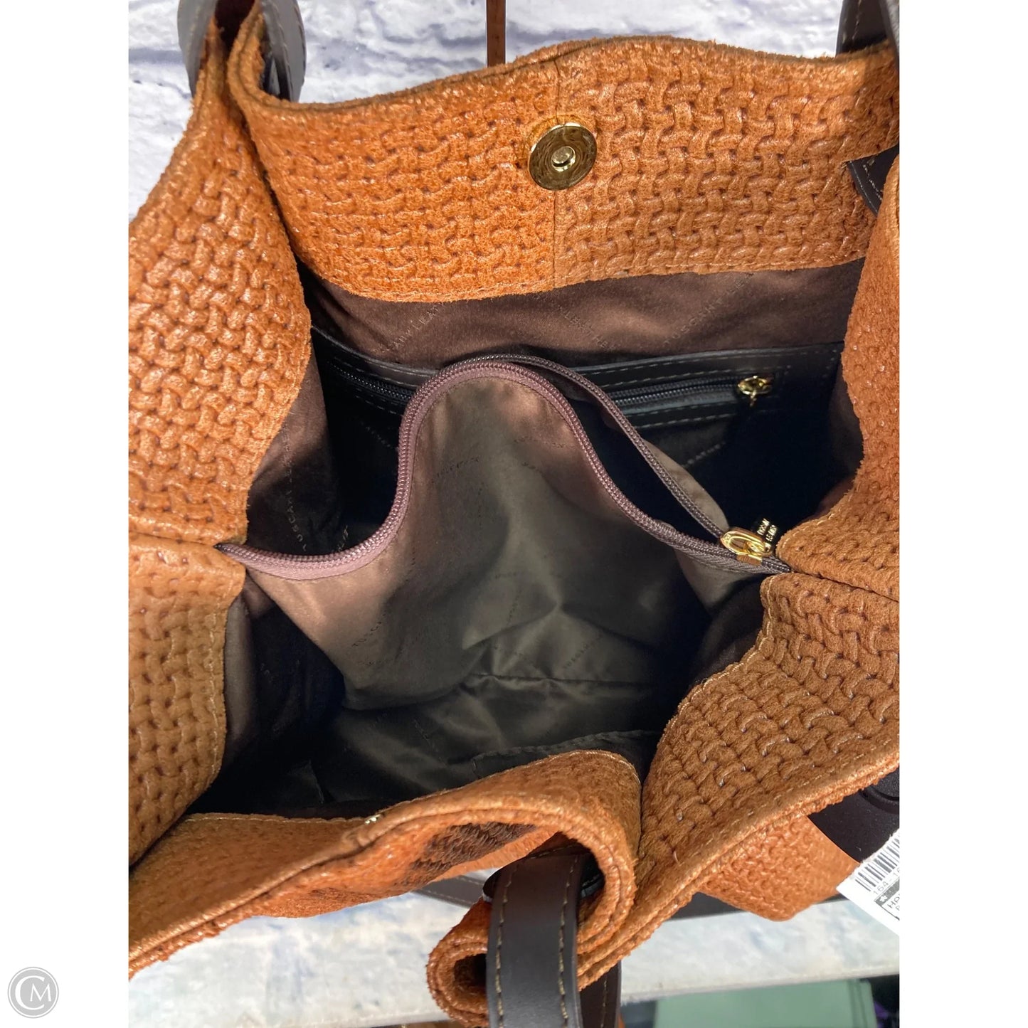Handbag Leather By Clothes Mentor, Size: Large