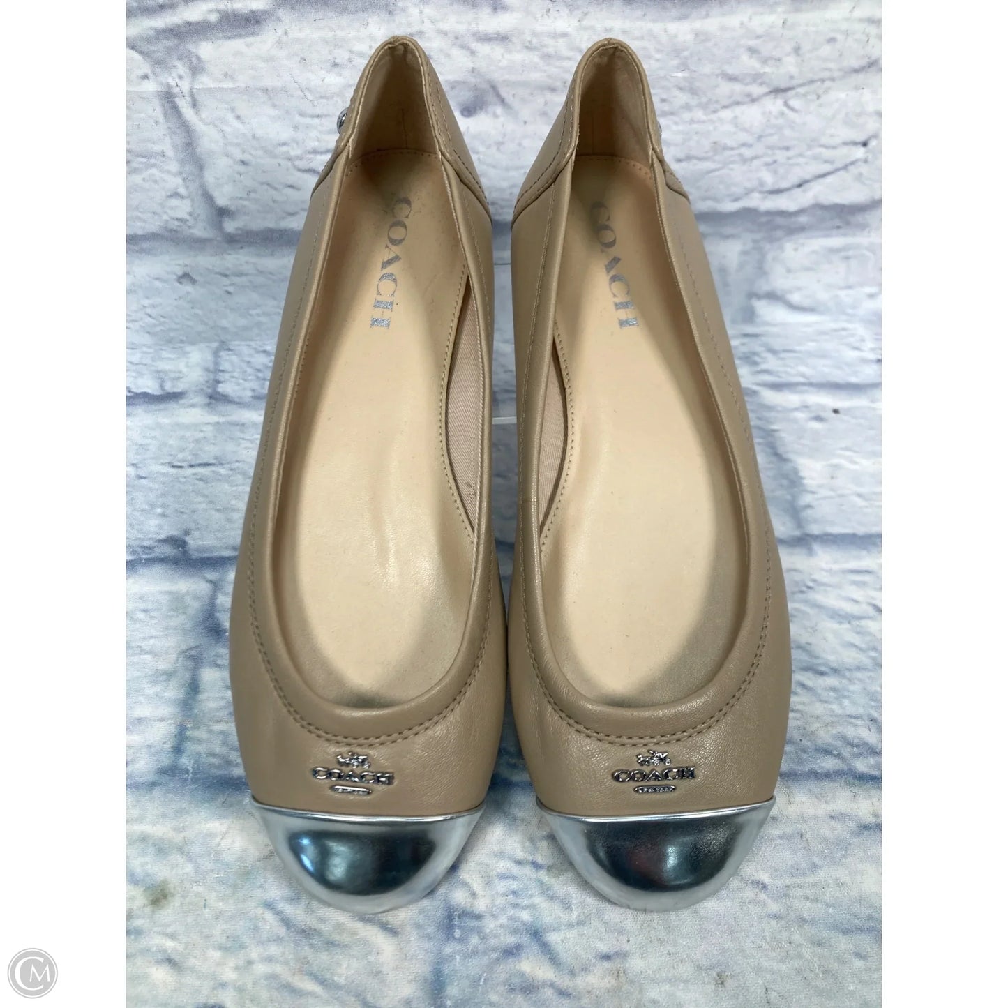 Shoes Designer By Coach In Cream, Size: 7