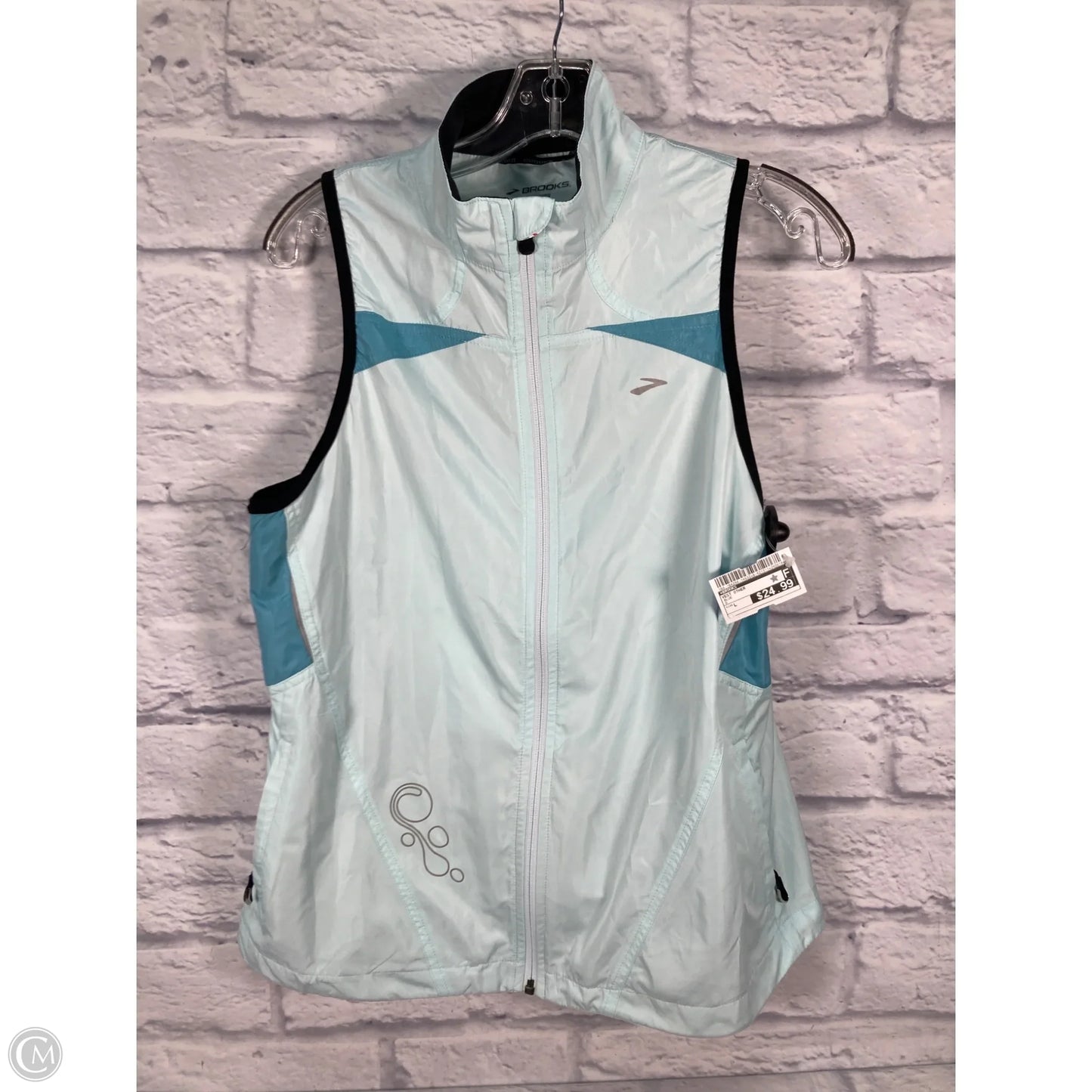 Vest Other By Brooks In Blue, Size: L
