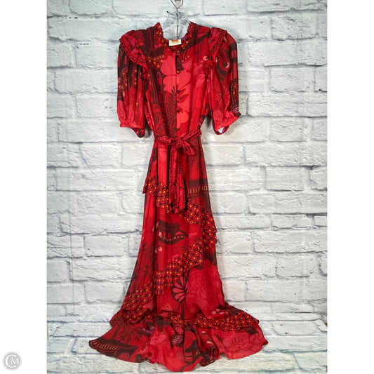 Dress Casual Maxi By Farm Rio In Red, Size: S