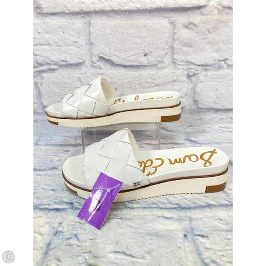 Sandals Heels Platform By Sam Edelman In White, Size: 6.5