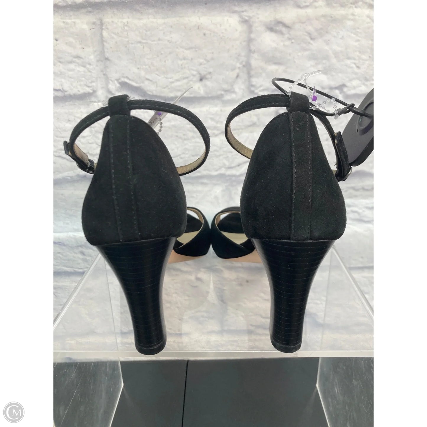 Shoes Heels Block By Johnston & Murphy In Black, Size: 7.5