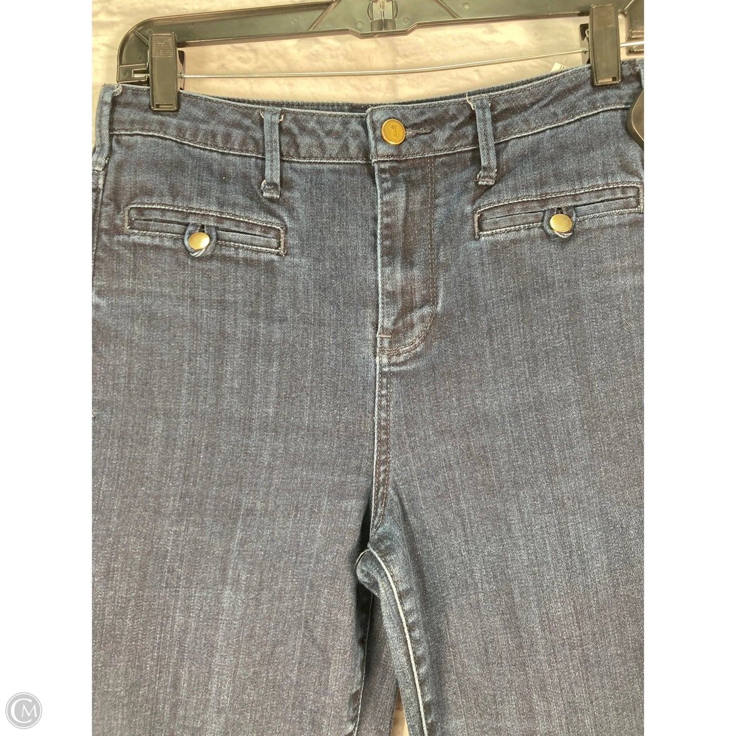 Jeans Flared By Pilcro In Blue Denim, Size: 8