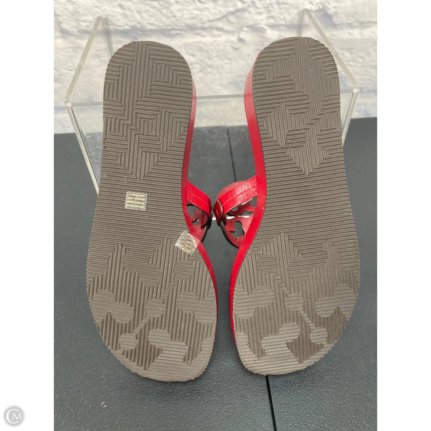 Sandals Designer By Tory Burch In Red, Size: 7.5