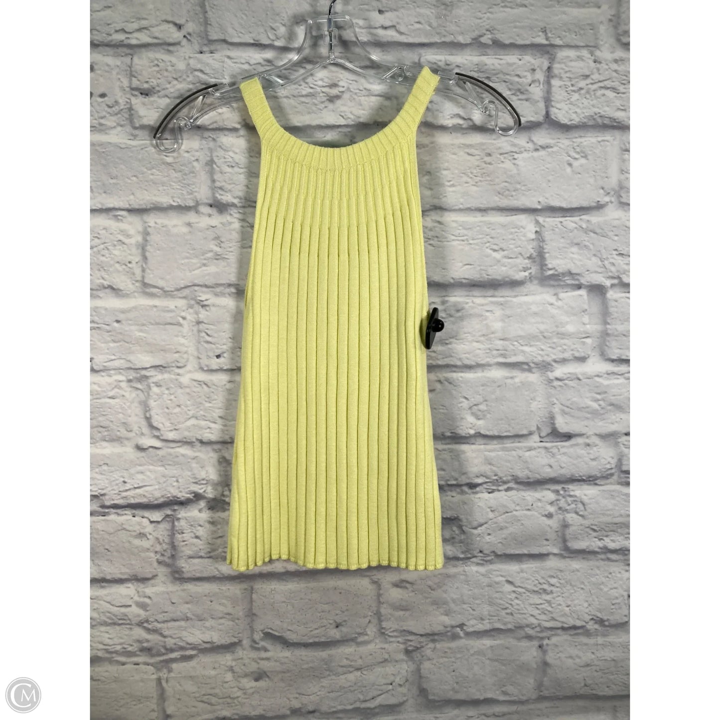 Top Sleeveless By Anthropologie In Yellow, Size: Xs
