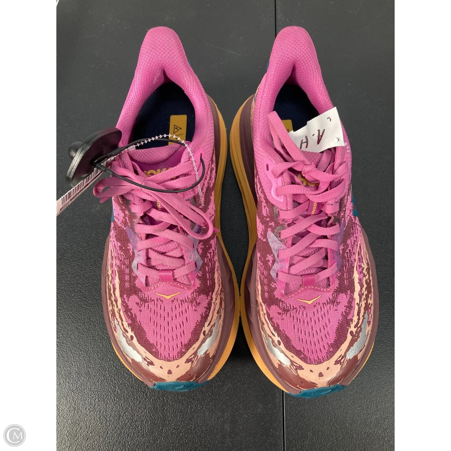 Shoes Athletic By Hoka In Orange & Purple, Size: 7.5
