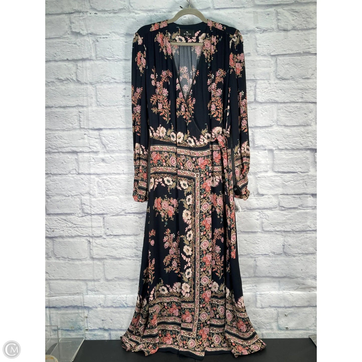 Dress Casual Maxi By Etro In Black, Size: M