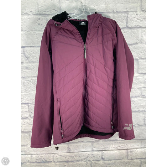 Athletic Jacket By New Balance In Purple, Size: 1x