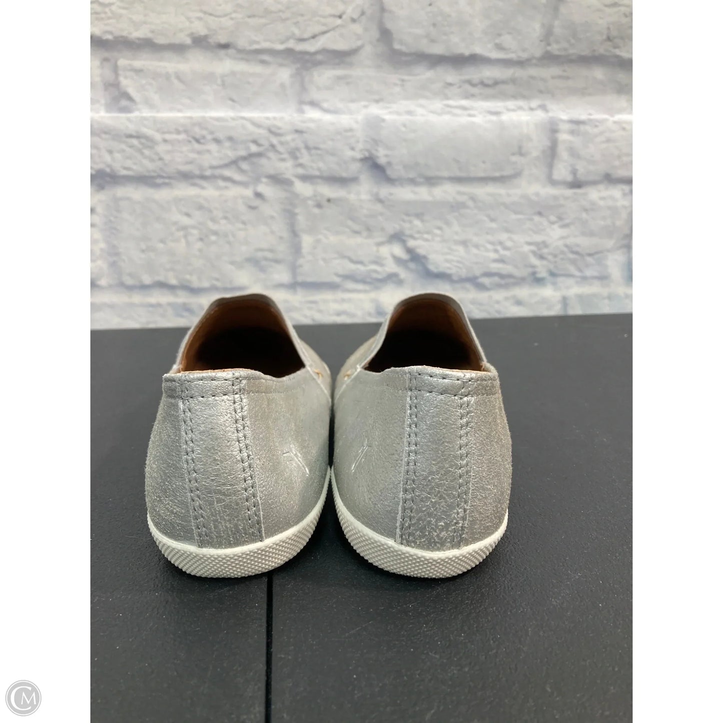 Shoes Designer By Frye In Silver, Size: 8