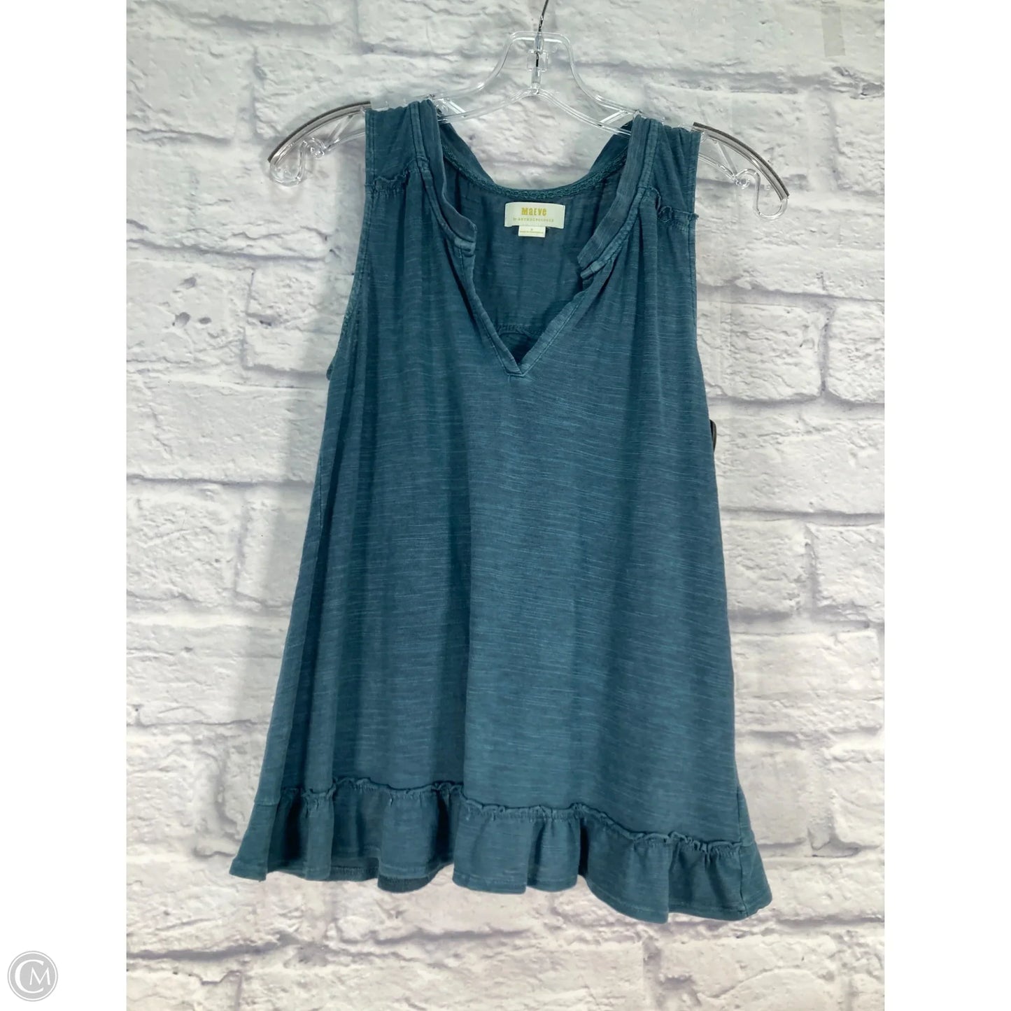 Tunic Sleeveless By Maeve In Blue, Size: S