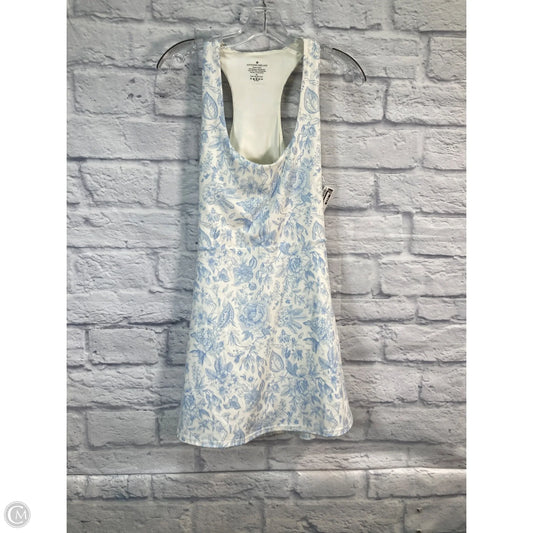 Athletic Dress By Antonio Melani In Blue & Cream, Size: Xl