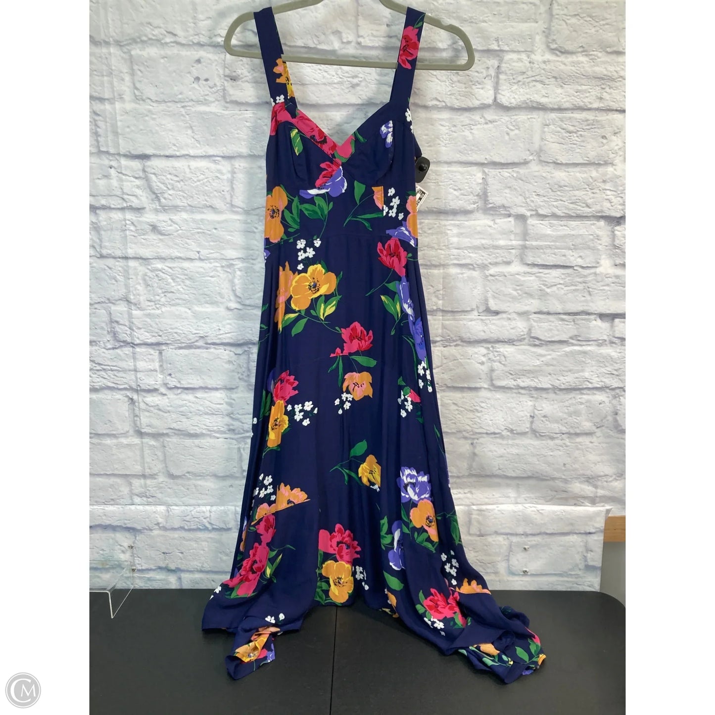 Dress Casual Midi By Maeve In Navy, Size: Xs