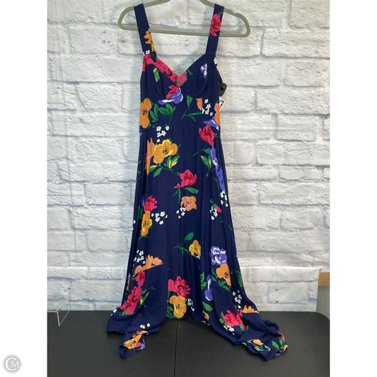 Dress Casual Midi By Maeve In Navy, Size: Xs