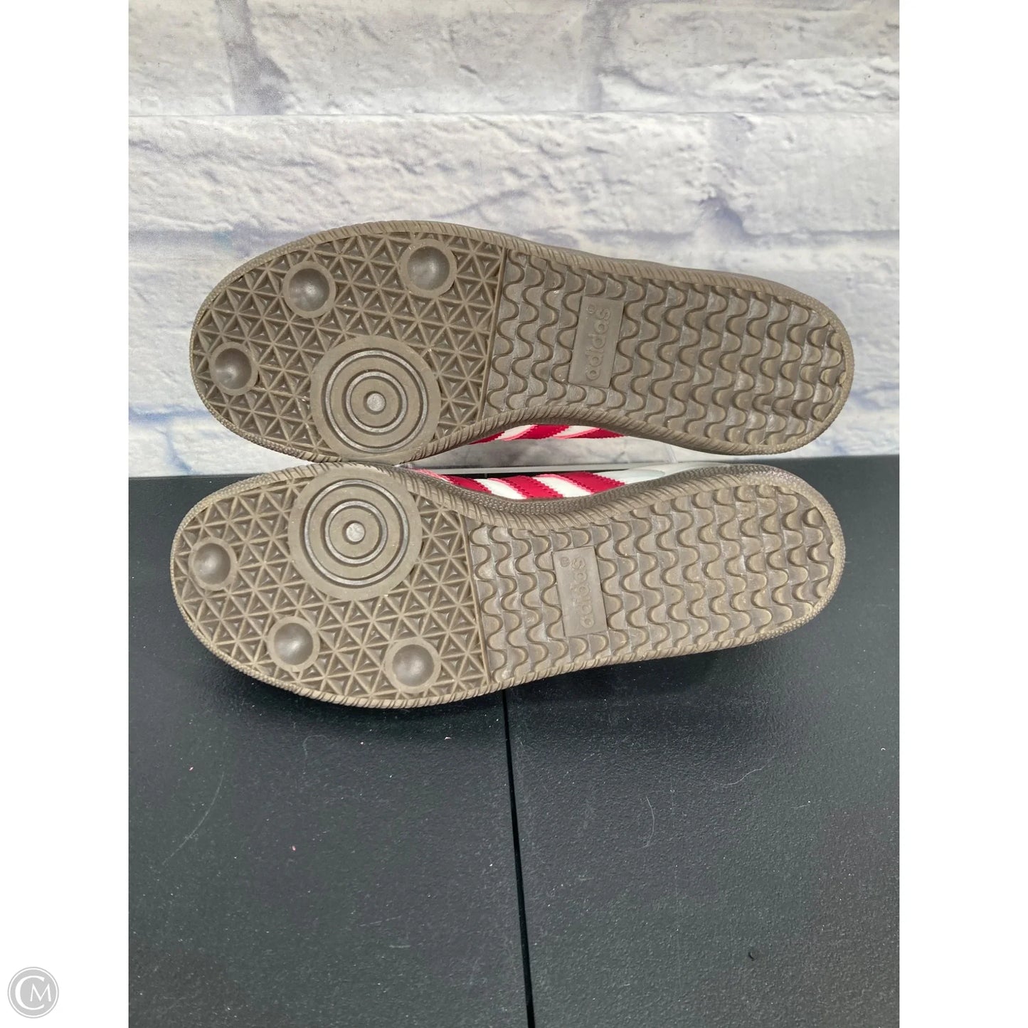 Shoes Sneakers By Adidas In Pink & White, Size: 9