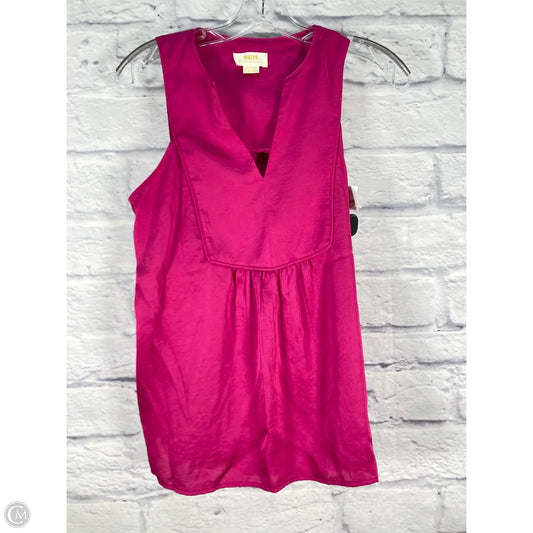 Blouse Sleeveless By Maeve In Purple, Size: S