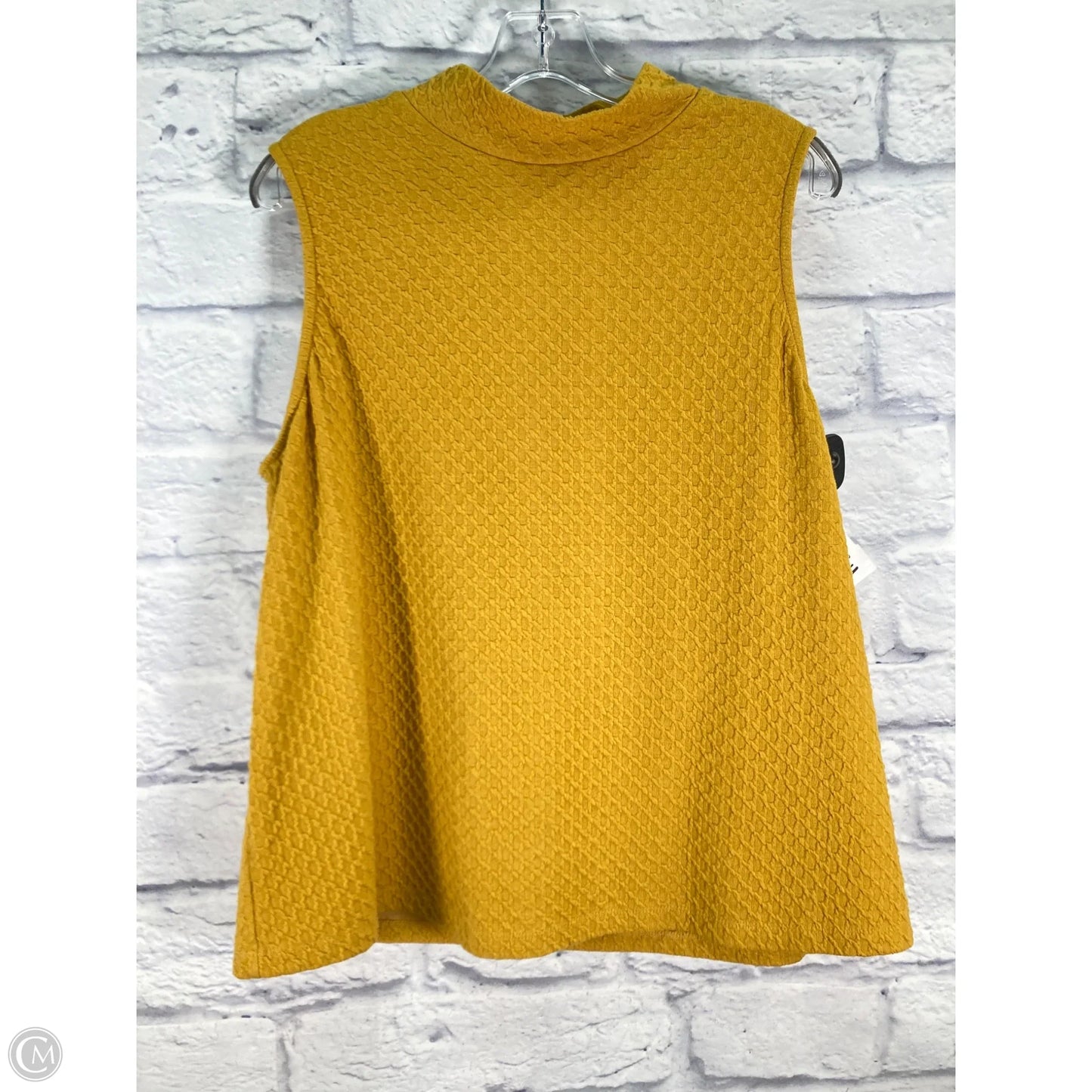 Top Sleeveless By Eri + Ali In Yellow, Size: Xl