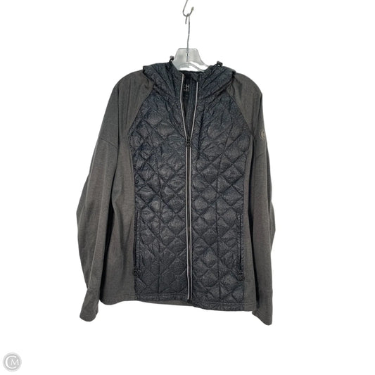 Jacket Puffer & Quilted By Michael By Michael Kors In Grey, Size: Xl