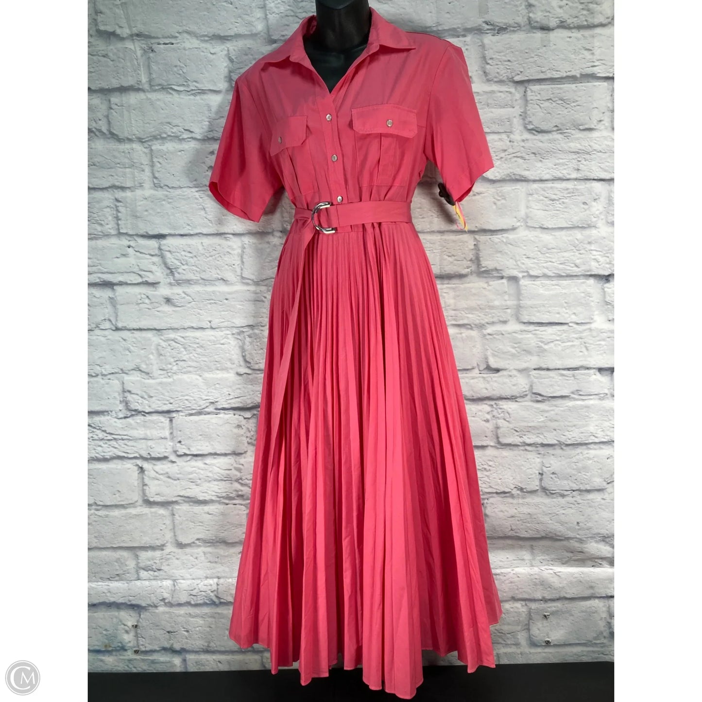 Dress Casual Midi By Elie Tahari In Pink, Size: S
