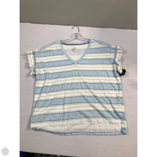 Top Short Sleeve By Pilcro In Blue, Size: Xs
