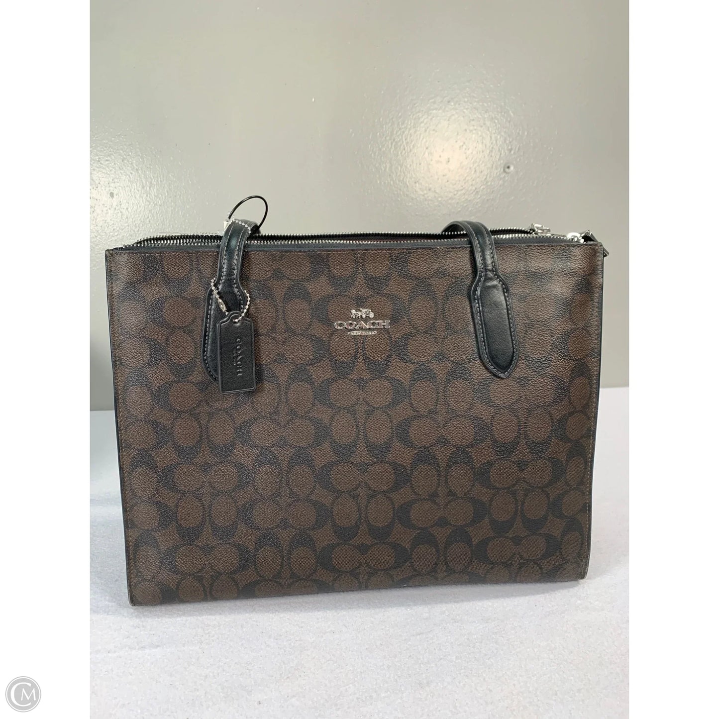 Tote Designer By Coach, Size: Large