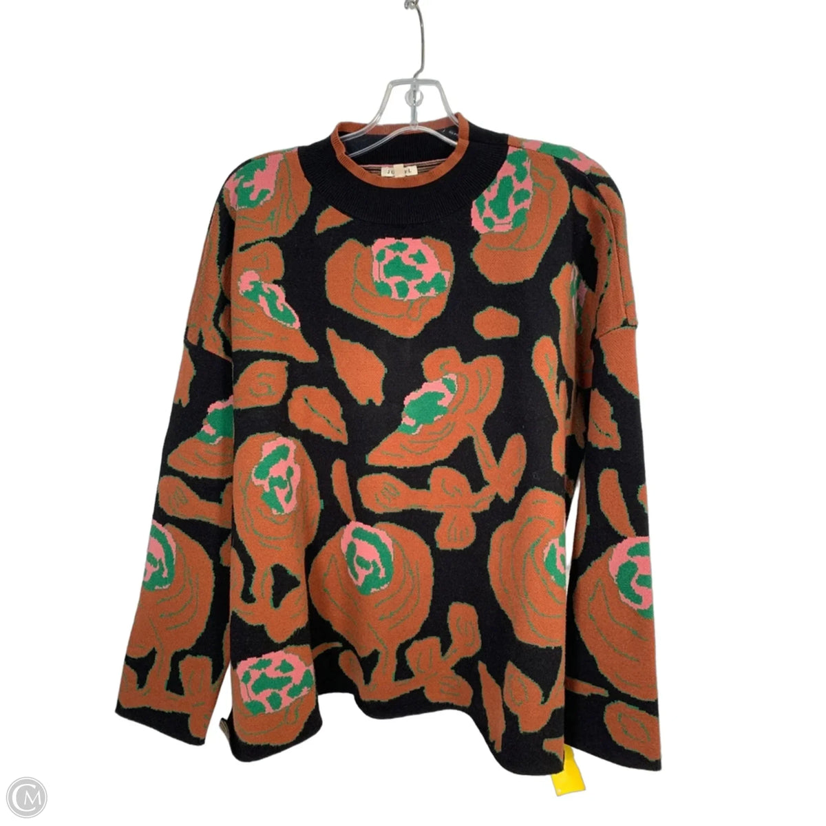 Sweater By Jodifl In Black & Brown, Size: L