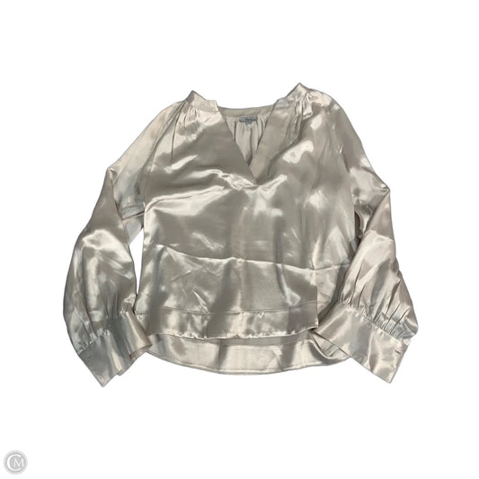 Blouse Long Sleeve By Rails In Cream, Size: S