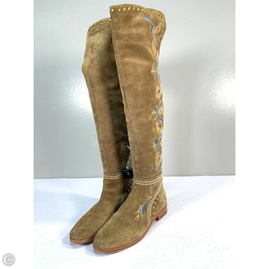 Boots Designer By Frye In Brown, Size: 8.5
