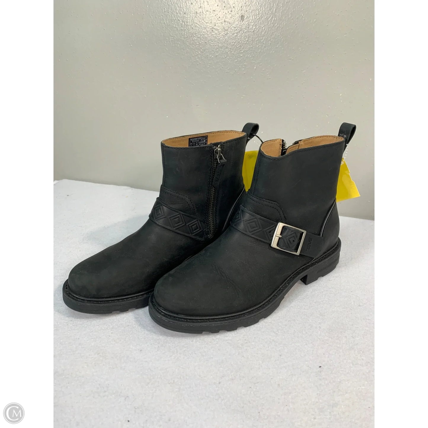Boots Leather By Teva In Black, Size: 7