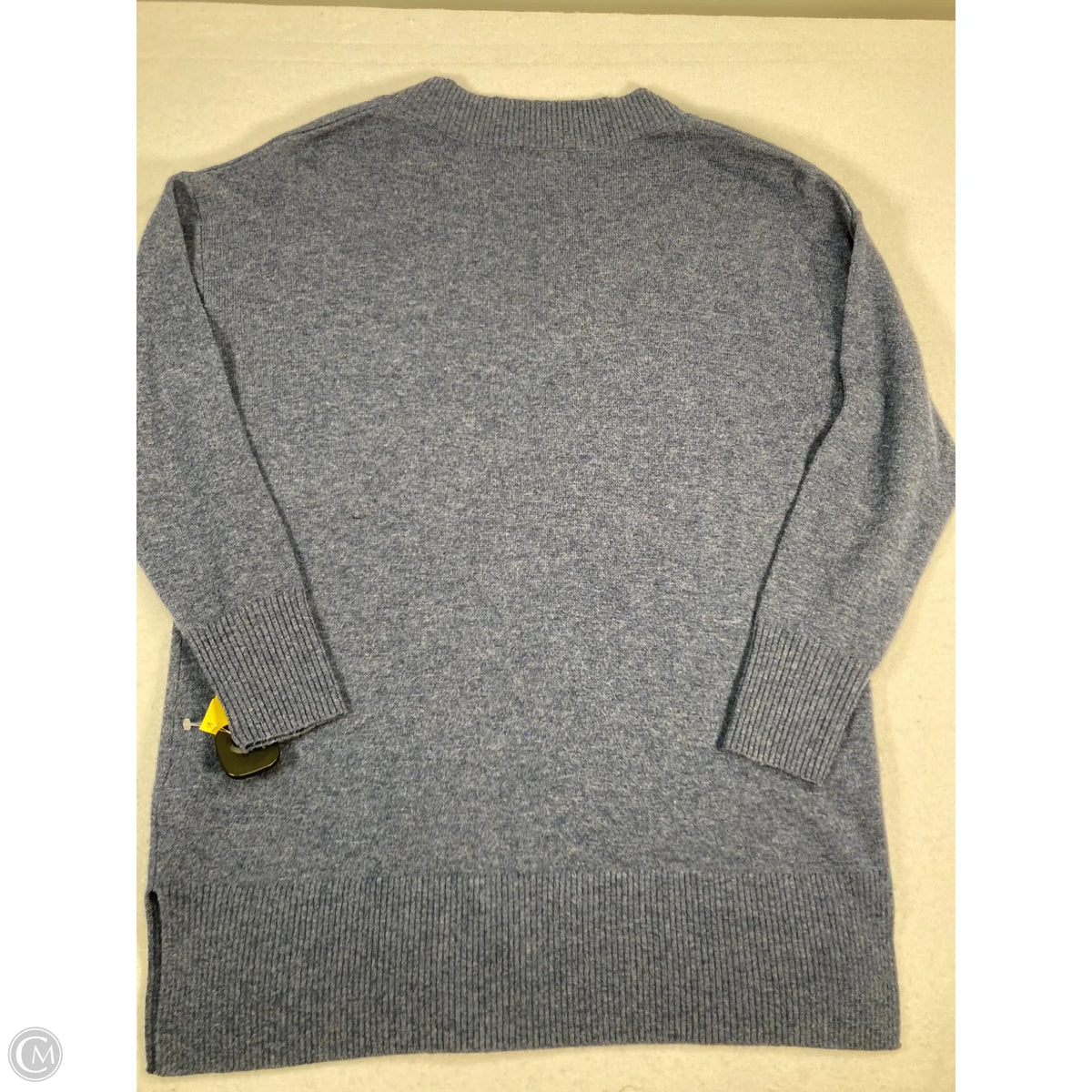Sweater Cashmere By Clothes Mentor In Blue, Size: M