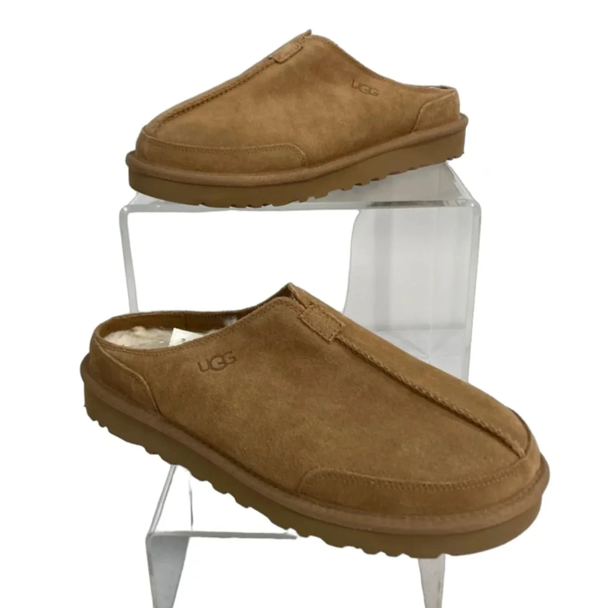 Slippers Designer By Ugg In Brown, Size: 9