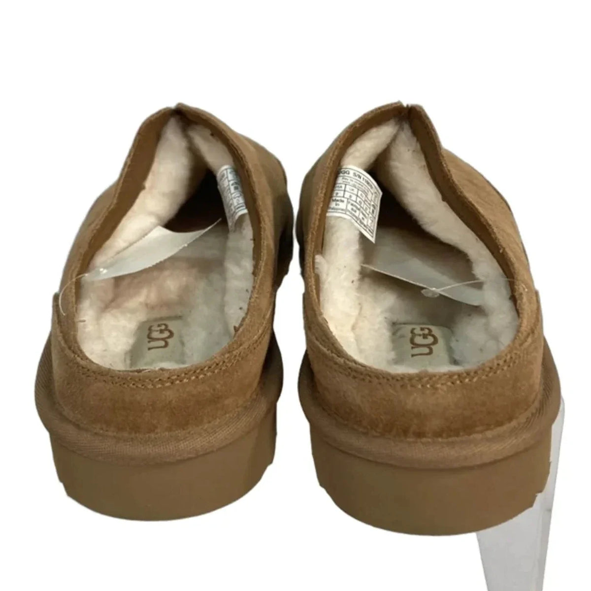 Slippers Designer By Ugg In Brown, Size: 9