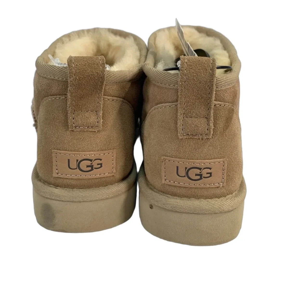 Boots Designer By Ugg In Beige, Size: 10