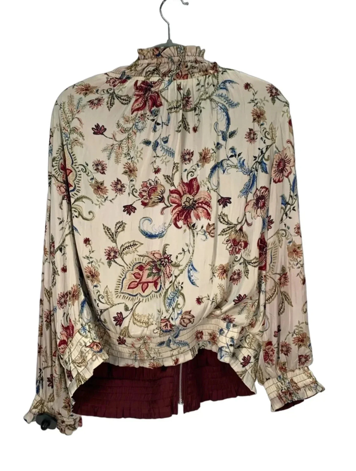 Jacket Other By Chicos In Maroon, Size: L