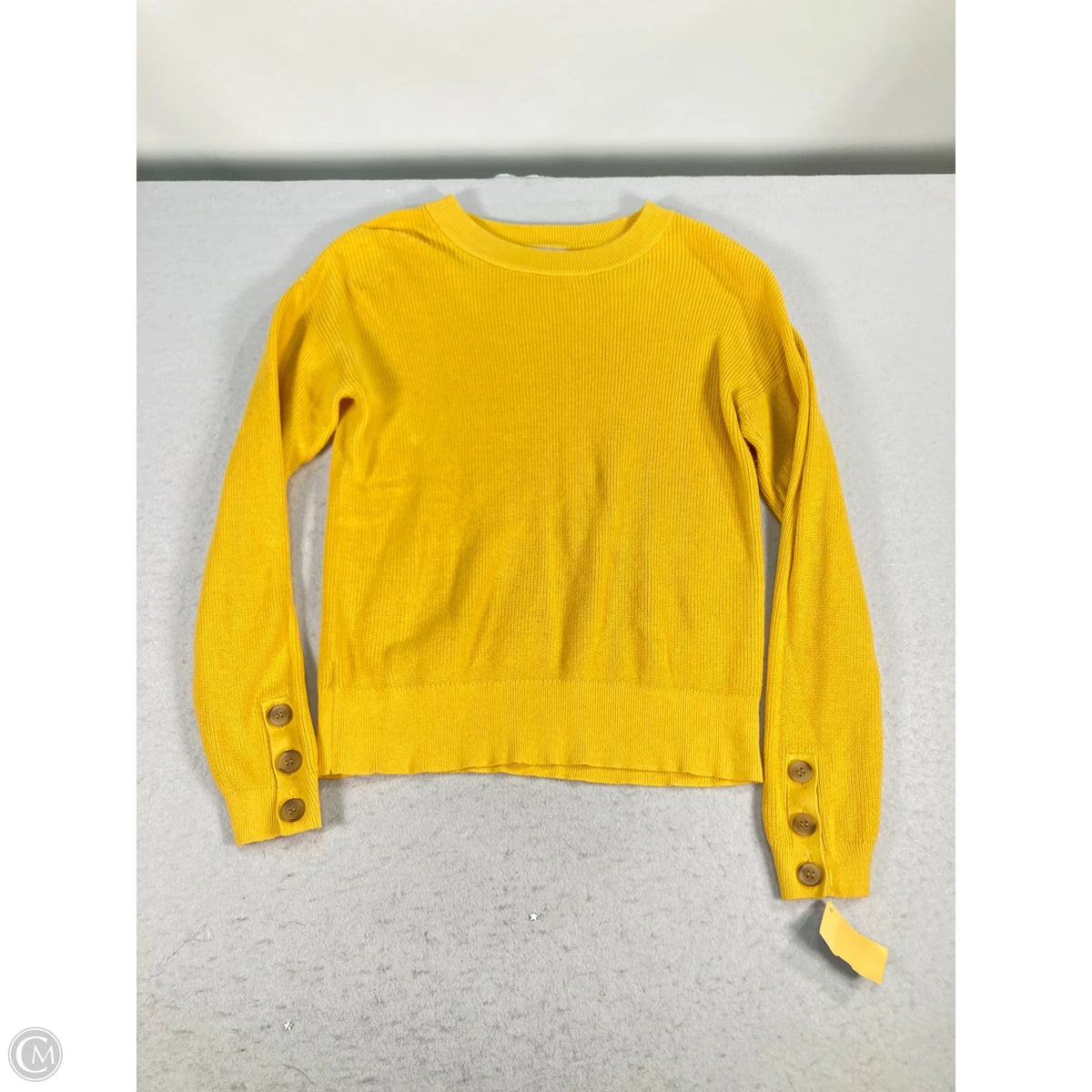 Sweater By Loft In Yellow, Size: S