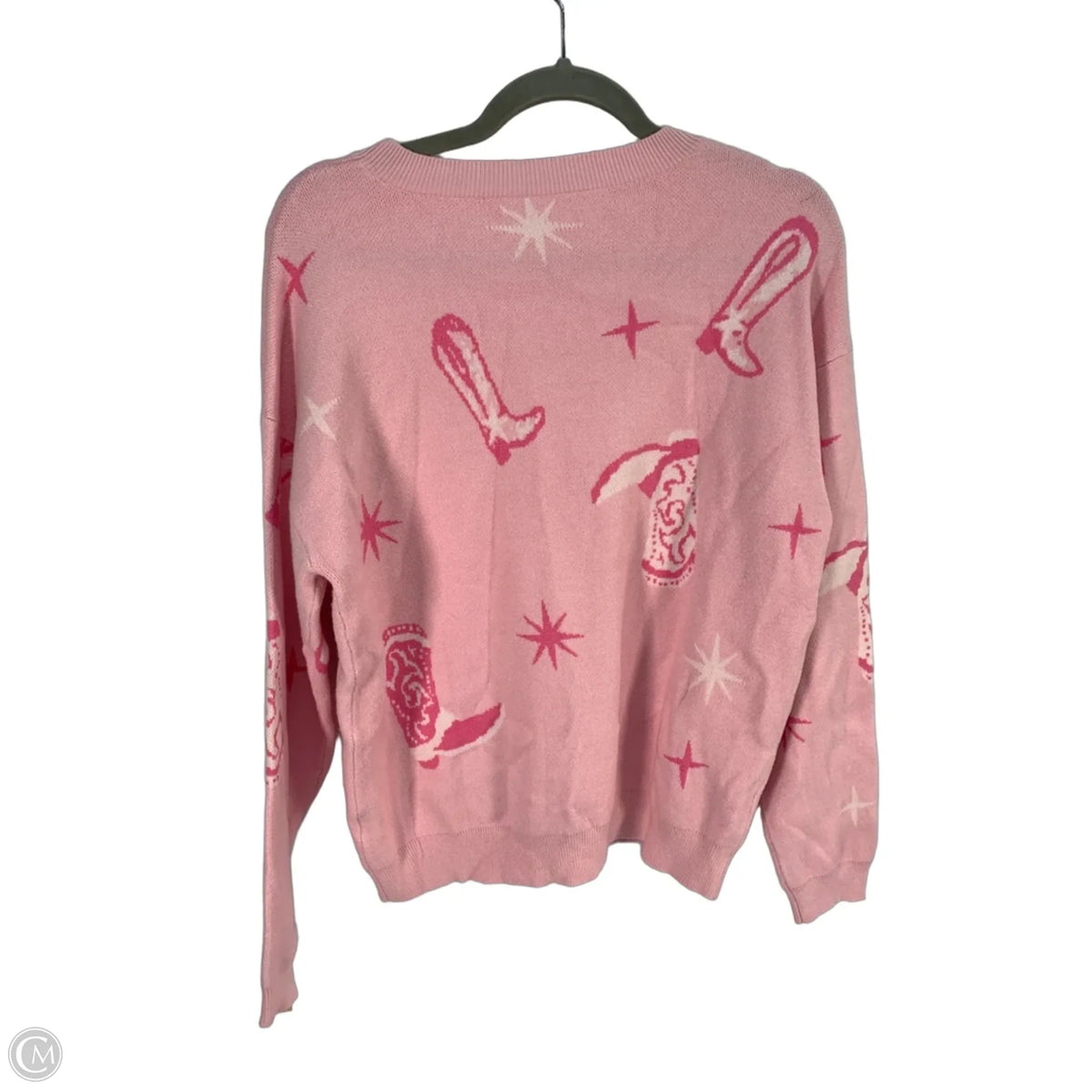 Sweater By Clothes Mentor In Pink, Size: M