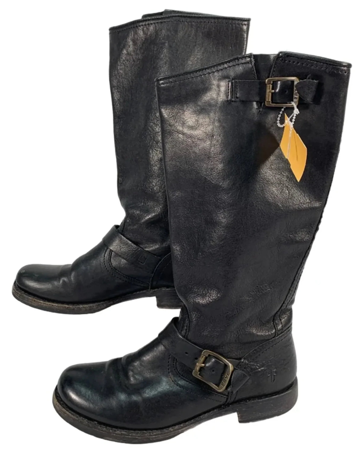 Boots Designer By Frye In Black, Size: 8.5