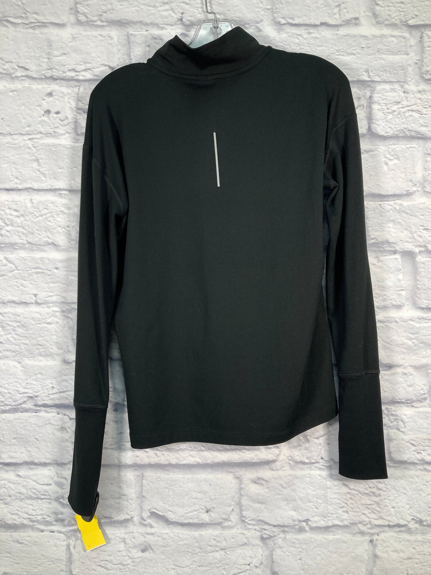 Athletic Top Long Sleeve Crewneck By Nike Apparel In Black, Size: S