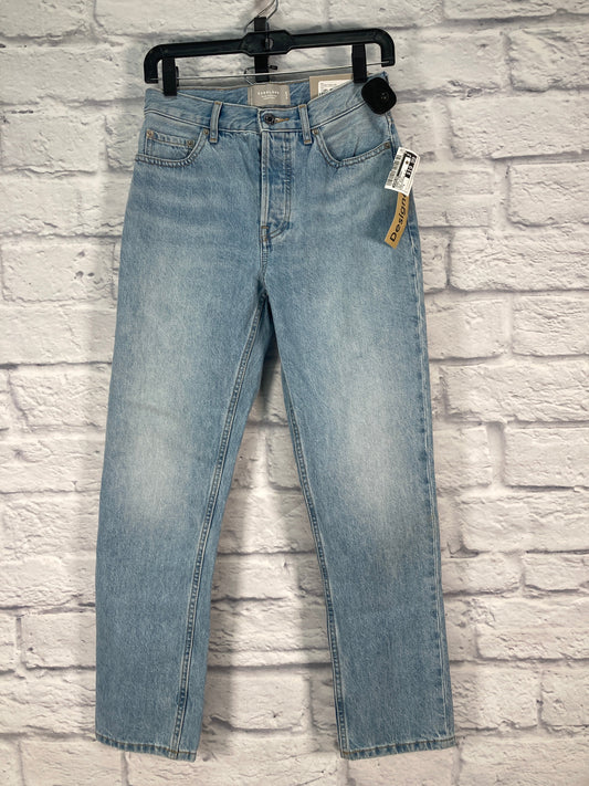 Jeans Straight By Everlane In Blue Denim, Size: 2