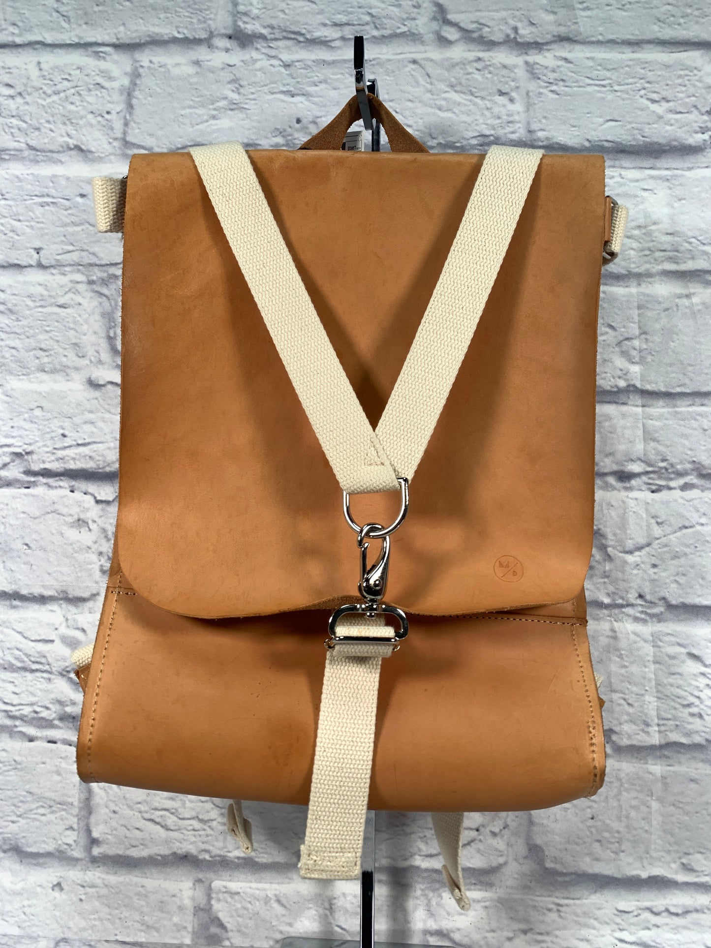 Backpack Leather By Clothes Mentor, Size: Large