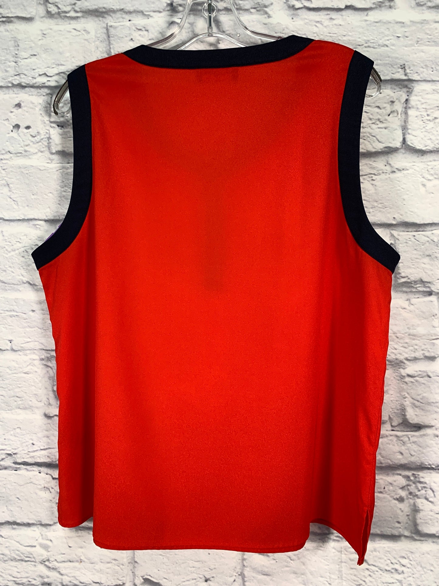Red Blouse Sleeveless Karl Lagerfeld, Size Xl