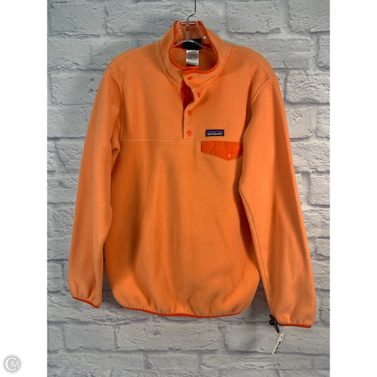 Jacket Fleece By Patagonia In Orange, Size: L