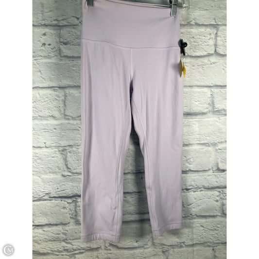 Athletic Capris By Lululemon In Purple, Size: S