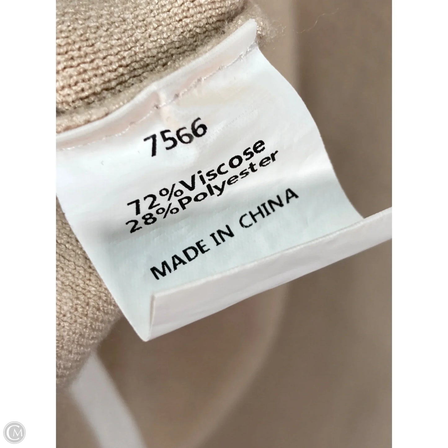 Dress Sweater By Clothes Mentor In Cream & White, Size: Xl