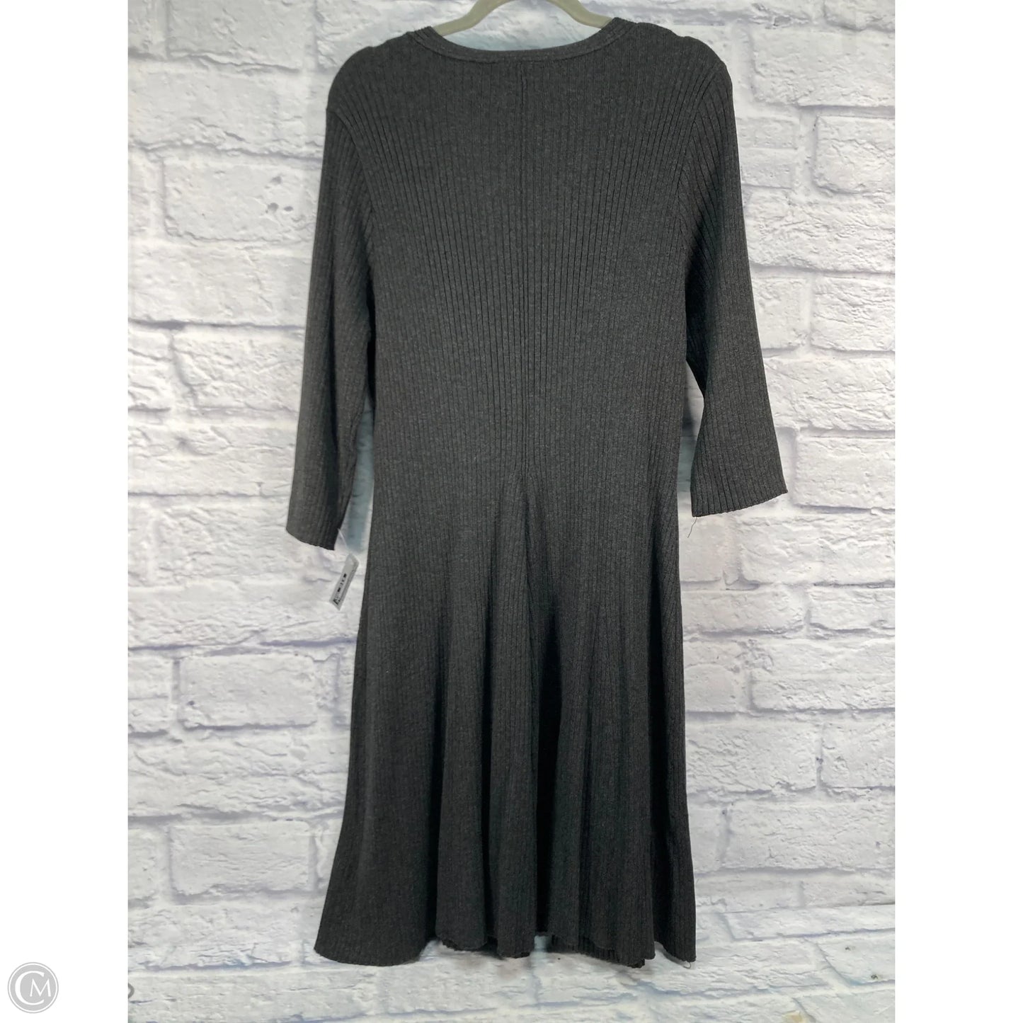 Dress Sweater By Lane Bryant In Grey, Size: Xl