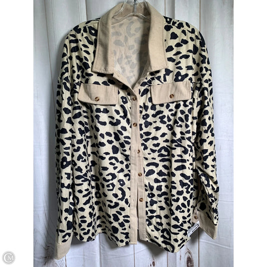 Top Long Sleeve By Clothes Mentor In Animal Print, Size: 4x