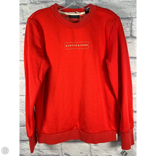 Sweatshirt Crewneck By Scotch & Soda In Red, Size: L