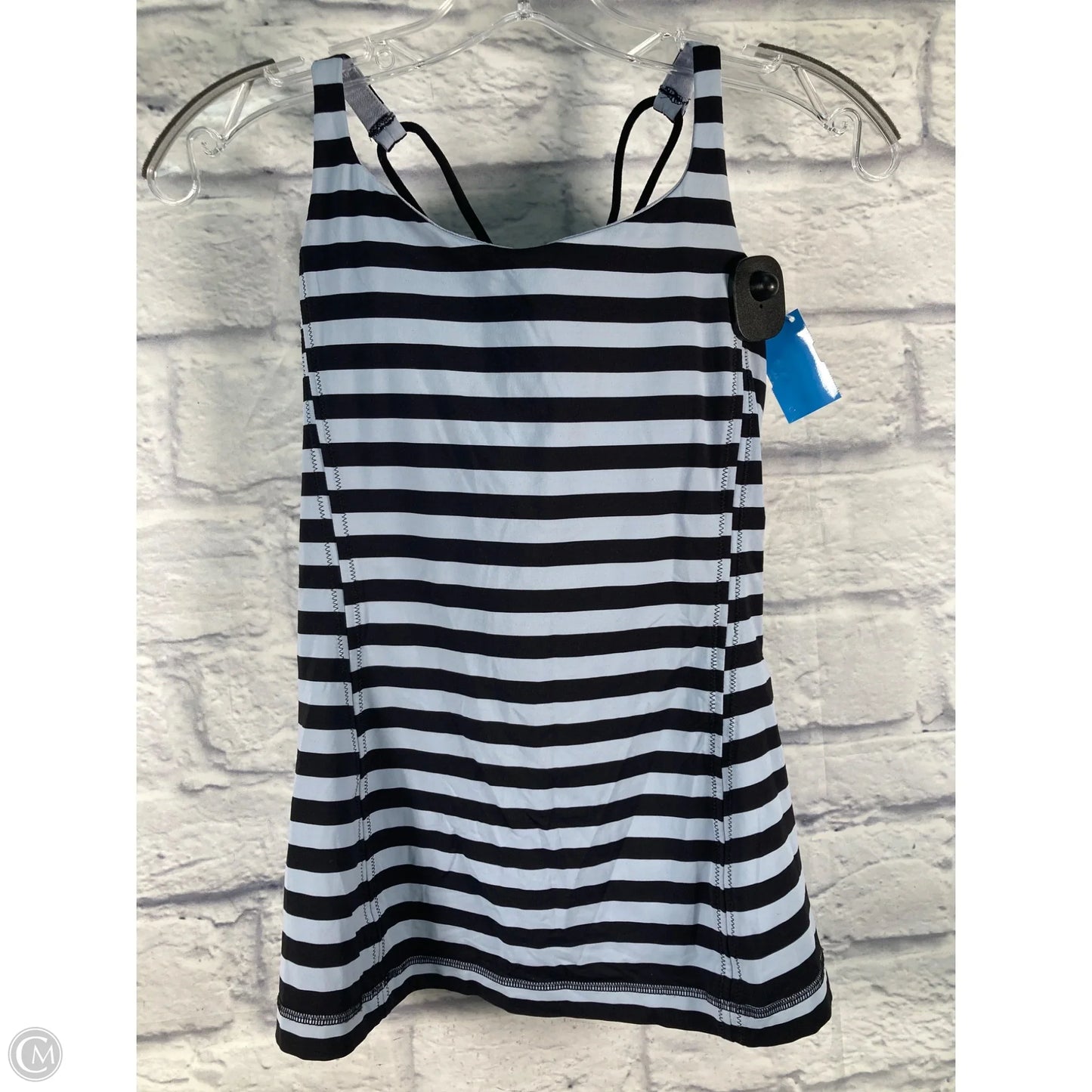 Athletic Tank Top By Lululemon In Striped Pattern, Size: S